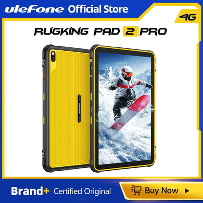 [Built-in eSIM] Ulefone RugKing Pad 2 Pro Rugged Tablet 10200mAh 10.1"Up to 16GB RAM,256GB ROM Android 16 48MP 10.1"  4G Global