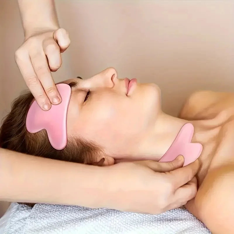Facial roller and gua sha set, facial massage tools for skincare, relaxation, home beauty, and daily use