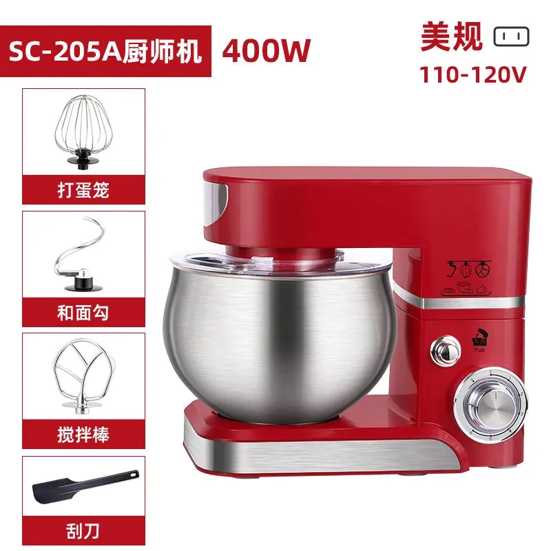 5L Stand Mixer – 3-in-1 Multifunctional Kitchen Machine with Dough Hook, Beater & Whisk,1000W Powerful Motor for Baking/Cooking