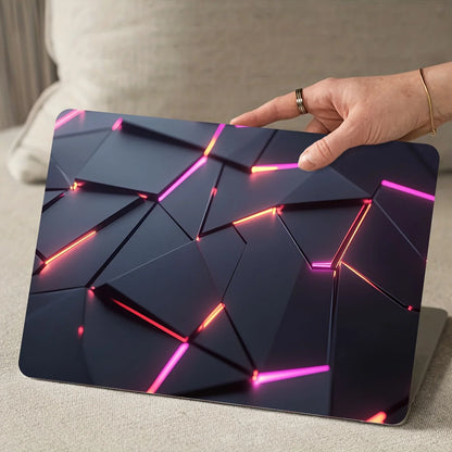 2-Pack Pattern Laptop Art Cyberpunk Decal Case, Universal Netbook Skin Stickers Non-Reusable Laptop Skin