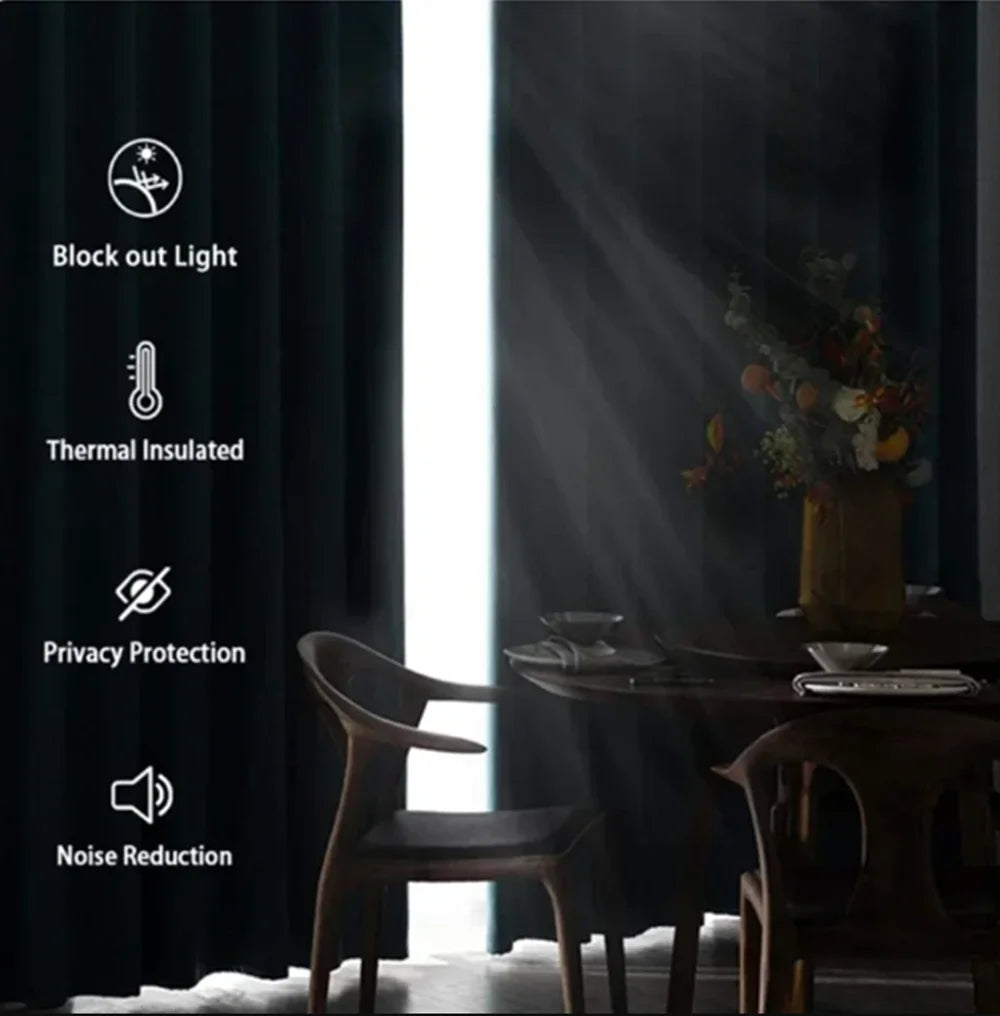 2pcs/set Marble Print Blackout Curtain Modern Window Drapes Blue Gold Pink Thermal Insulated Living Room Bedroom Home Decoration