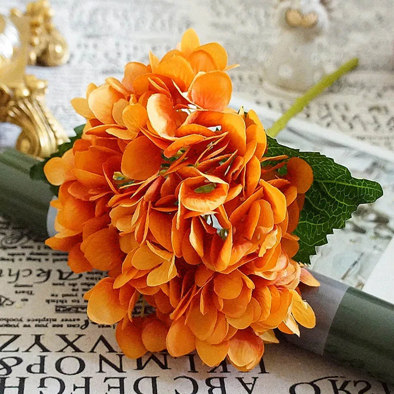 Artificial Flowers 1 Bundle Silk Hydrangea Wedding Decorative Bridal Accessories Clearance Festival Decor Vases Home Diy Bouquet