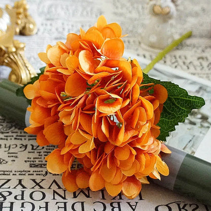 Artificial Flowers 1 Bundle Silk Hydrangea Wedding Decorative Bridal Accessories Clearance Festival Decor Vases Home Diy Bouquet