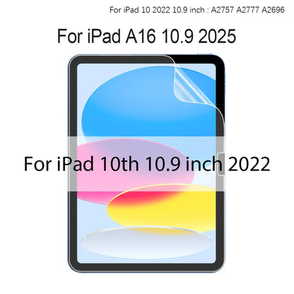 2PCS Matte Like Paper Film Screen Protector for IPad A16 11th Pro 13 12.9 11 2025 M5 M4 Air 4 5 3 10th 9th 8th 7 Mini 6 7 Screen