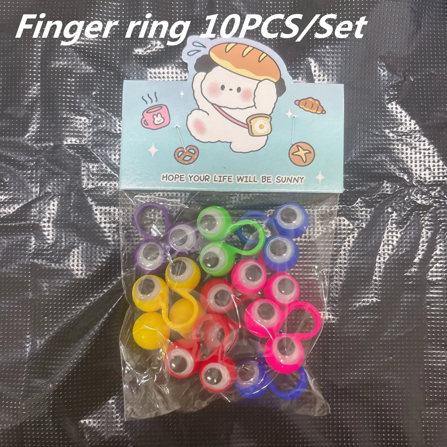 5/10/20Pcs Active Eye Ring Children Parent-child Props Cool Practical Jokes Finger Toys personality Event Giveaway Gags Gifts