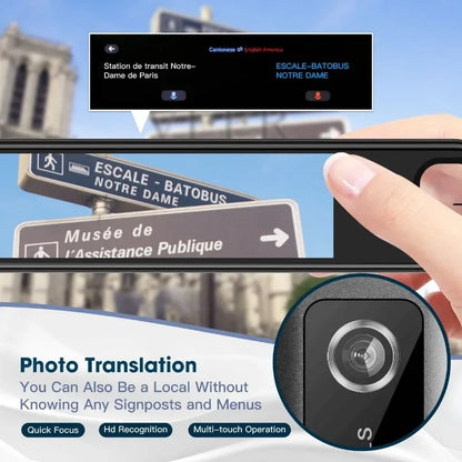 X10 Point Reading Translation Pen 3.76 Inches 142 Language Electronic Voice Scanning Pen Mutual Translation Dictionary Pen
