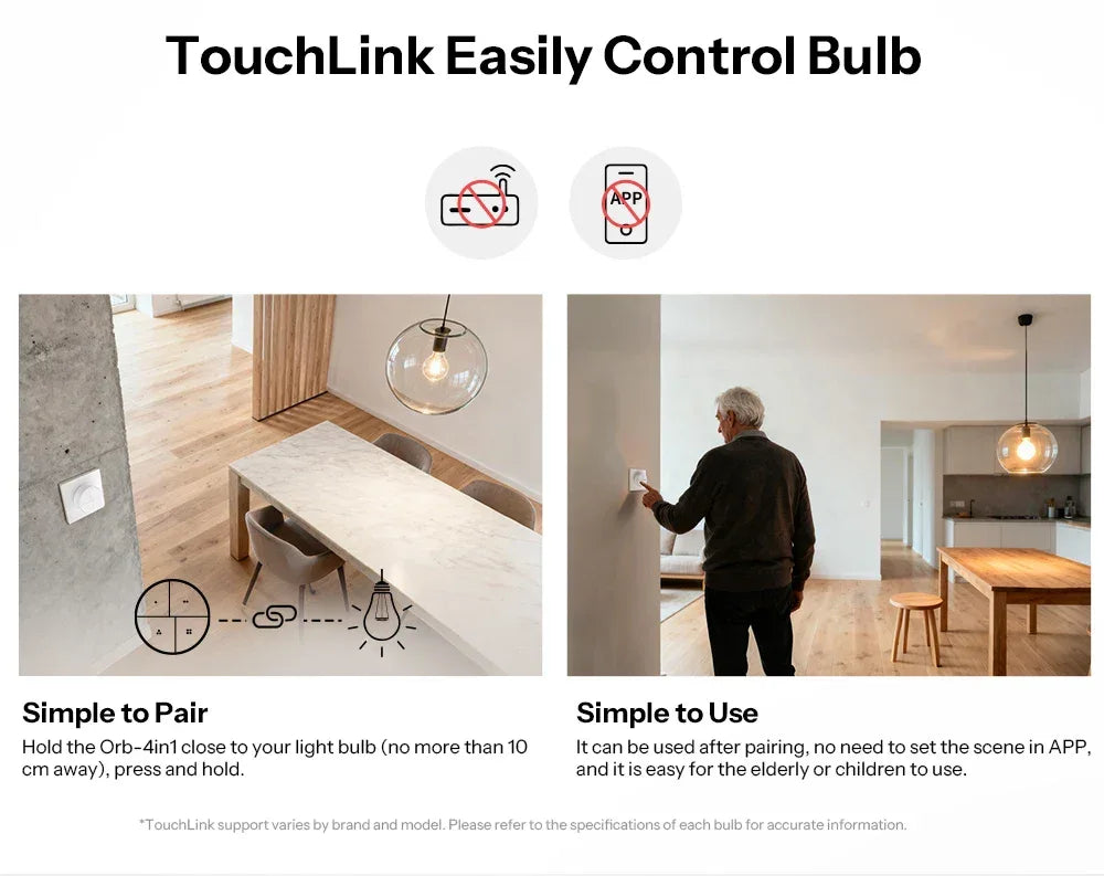 SONOFF Orb 4-In-1 Zigbee Smart Scene Button Split Magnetic Design Zigbee & eWeLink-Remote Dual Protocol Multiple Trigger Actions