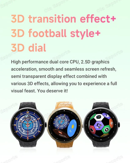 7 in 1 Strap Smart Watch Sports Watch Men Women AMOLED Screen GPS Bluetooth Calls Waterproof SmartWatch for Android IOS 2025 New