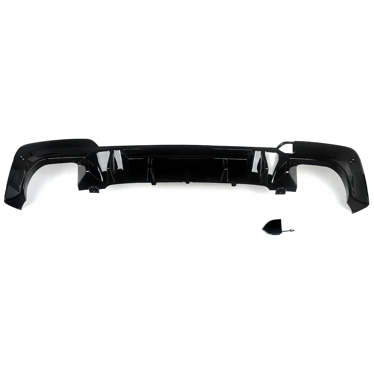 For 2018-2021 BMW G01 X3 M40i M-Sport Rear Diffuser Bumper Lip Gloss Black