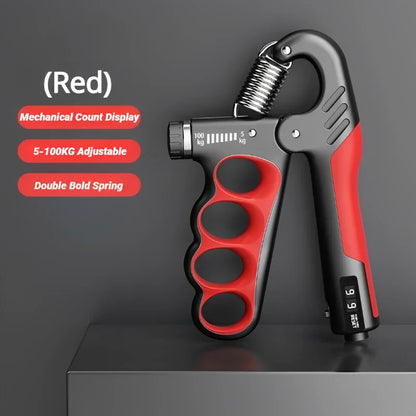 Grip dynamometer male arm strength training electronic counting five-finger exerciser 100kg fitness mechanical record