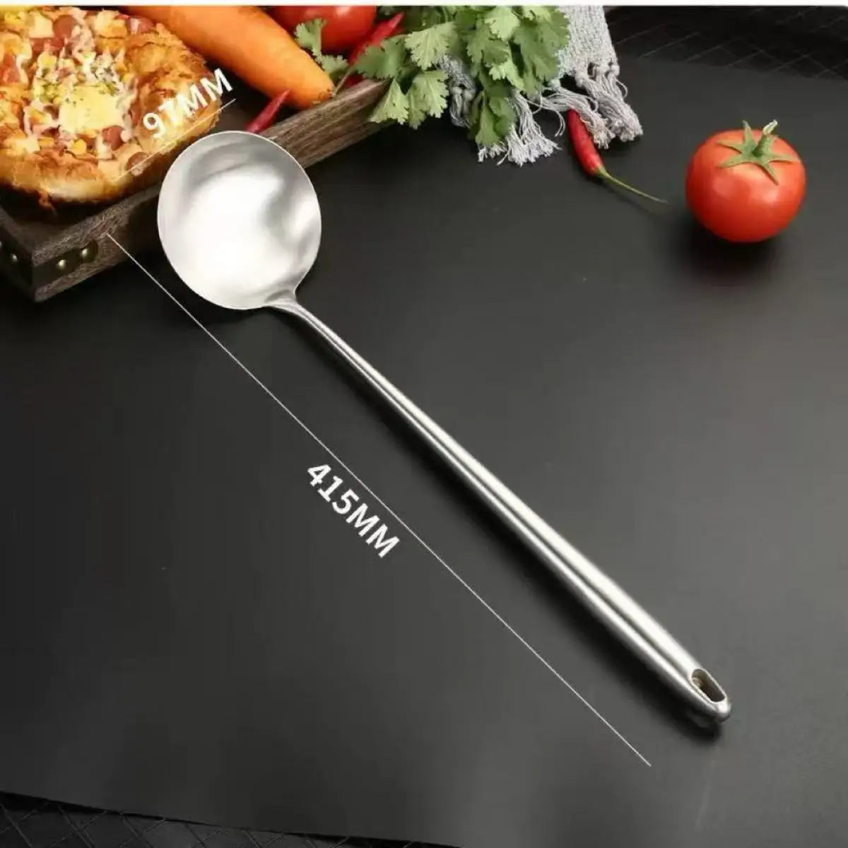 Stainless Steel Wok Spatula Metal kitchen utensils Slotted Turner Spoon Ladle Cooking Tools Utensil Set Kitchen Accessories