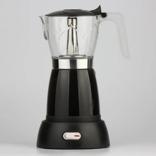 Coffee Maker Coffee Pot Portable Aluminum  Electric Moka Pot  White New Style