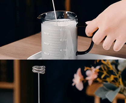 2-in-1 Kitchen Items USB Charging Electric Egg Beater Mini Blender Kitchens Accessories Mixer Household Gadgets Double Head Bar