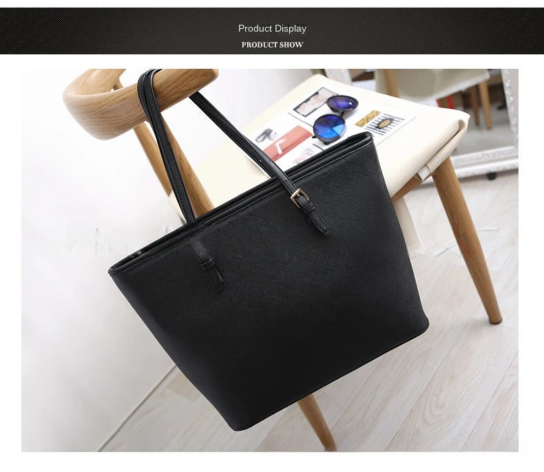 Women Large Capacity Bucket Tote Bag Shoulder Handbag Mommy Bag Work Travel Casual Purse