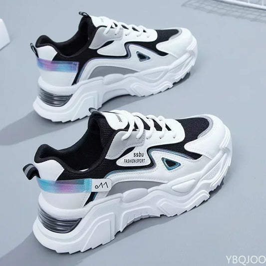 2025 Sneakers Women Platform Flat Shoes Woman Shoes Green Casual Trainers Ladies Chunky Sneakers Women Shoes by PDG ibma