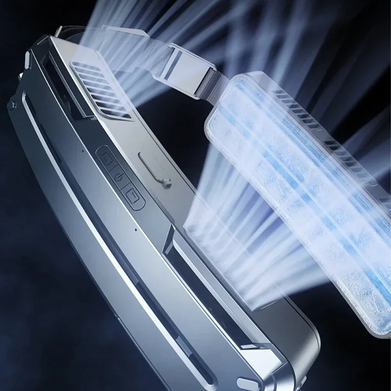 Wearable Waist Fan Belt Fan With PCM Cooling Strip 5000mAh Rechargeable Personal Fan 3 Speeds Large Air Volume Hands-Free