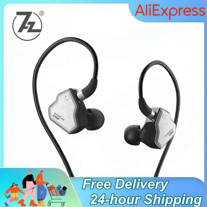 7Hz Salnotes Zero HiFi in Ear Earphone Metal Composite Diaphragm IEMs 10mm Dynamic Driver N52 Magnet Timeless Dioko