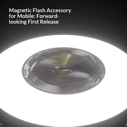 For Oppo Hasselblad Professional Magnetic Flash Light Super Brightening Unique One Click Exposure Continuous Flashing CCD Style