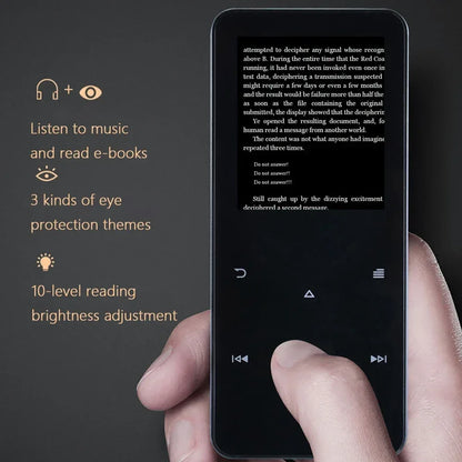 Mini 1.8 inch Metal Touch MP3 MP4 Music Player Bluetooth 5.0 Hifi Player Walkman Radio Video Play with 8/32GB Card E-book