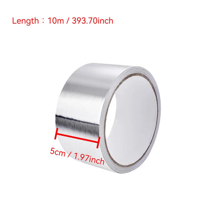 5-20m Kitchen Aluminum Foil Tape Waterproof Heat Resistant Heavy Duty 3/5cm Width Self Adhesive Seal Tape for Stove Gap Repair