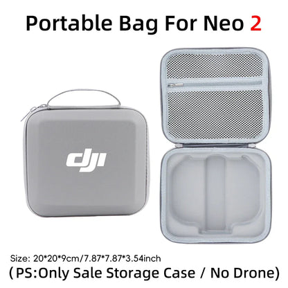 Carrying Shockproof Case For DJI NEO 2 Case Portable Storage Bag For DJI Neo 2 Drone Remote Accessories