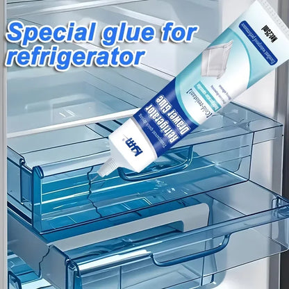 25ML Low Temp Cold Resistant Refrigerator Repair Glue Waterproof Strong Adhesive Quick Dry Fridge Drawer Door Seal Plastic Glass