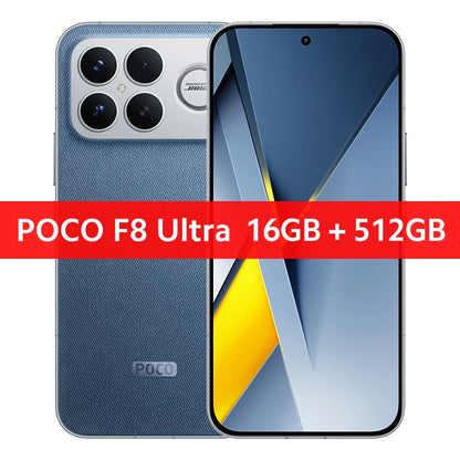 Global Version POCO F8 Ultra NFC 50MP camera 6.9" 120Hz display 6500mAh battery Smartphone Snapdragon 8 Elite Gen 5