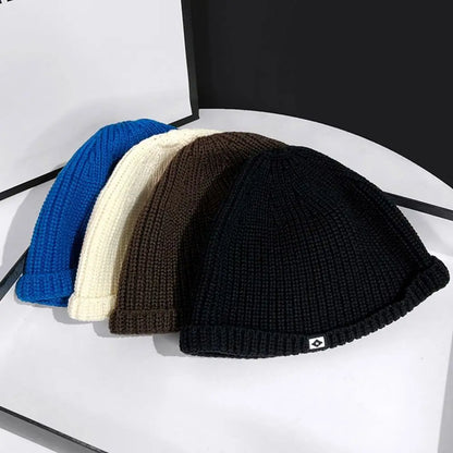 Soft Knitted Hat Windproof Thickened Autumn Winter Hat Ear Protection Hip Hop Hat Warm Bonnets Outdoor
