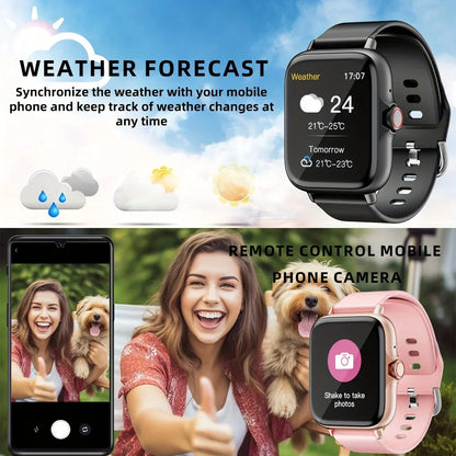 2025New Upgrad Smart Watch For Men Women 1.83Inch Full Touch Display BT Call Sports Monitoring SmartWatch For Android&IOS Phone