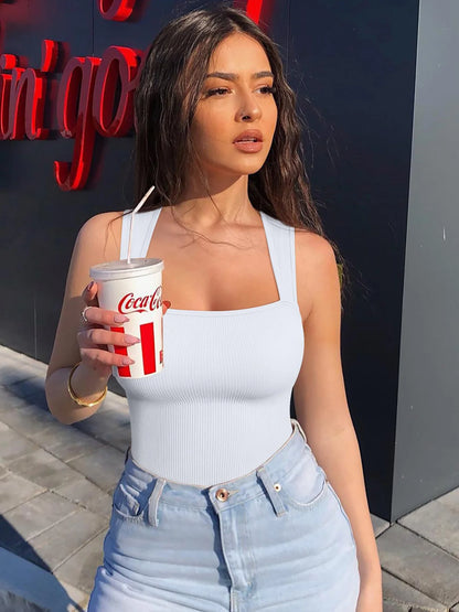 Women's Fashion Shapers Jumpsuit Seamless Sexy Briefs Tights Wide Shoulder Strap Comfortable Easy to Wear with Bra Shaping Under