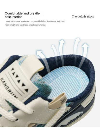 Slipper Mens Shoes Summer Thick Sole Breathable Comfortable Half Slippers Outdoor Youth Skateboard Shoes Casual Sneakers for Men