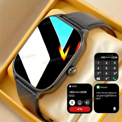 New Smart Watch Bluetooth Calls Men Women Smartwatch Heart Rate Monitor IP68 Waterproof Fitness Bracelet Custom Watch Face Pk H9