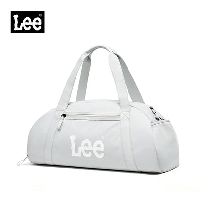 LEE Waterproof Sports Fitness Gym Bag Women Men Large Capacity Yoga Shoe Compartment Dry Pocket Luggage Travel Bag