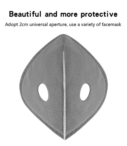 Cycling Dustproof PM2.5 Active Carbon Filter Replacement Protection Anti Dust 5layers Cycling Face Masks Breathing Filter Gasket
