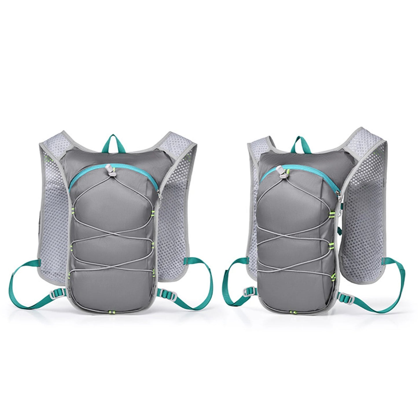 Running Backpack Hiking Bag Breathable Waterproof Portable Water Bottle Backpack Cycling Backpack for Camping, Adventure