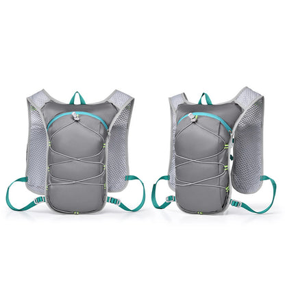 Running Backpack Hiking Bag Breathable Waterproof Portable Water Bottle Backpack Cycling Backpack for Camping, Adventure