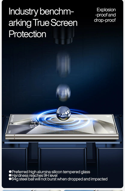 SmartDevil Tempered Glass for Samsung S24 Ultra S24 Screen Protector Full Screen Cover Privacy Anti-fingerprint