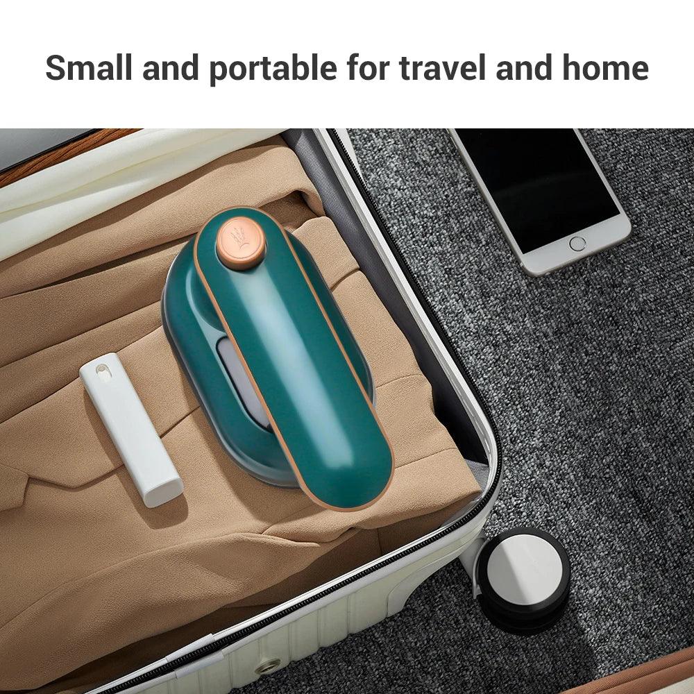 Portable Garment Steamer Rotating Steam Iron Mini Handheld Home Travelling For Clothes Ironing Wet & Dry Ironing Machine