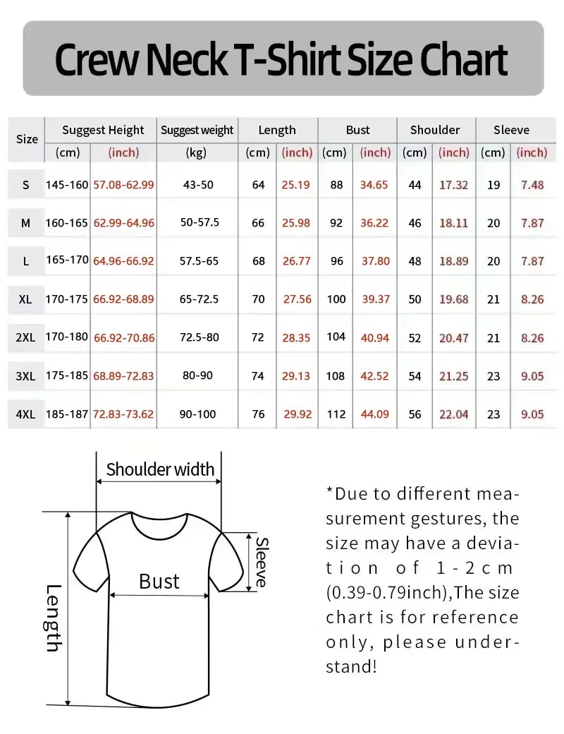 2026 Men's New High Quality Short Sleeve T-shirt Cotton Sweat Absorption Printed Sports T-shirt Men Casual Fashion Short Sleeve