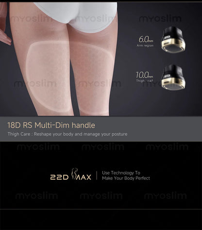 22D MAX Hifu skin rejuvenation facial lifting skin firming anti-aging beauty machine, suitable for salons