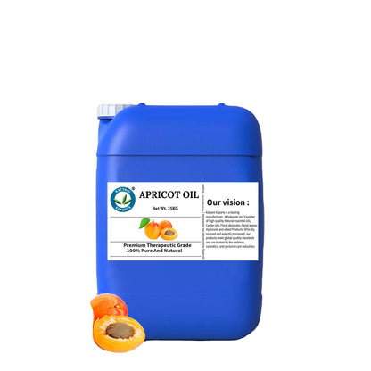 Industrial Grade 5 KG Apricot Kernel Carrier Oil Pure Prunus Armeniaca Oil Natural Cold Pressed - By Katyani Exports Wholesaler