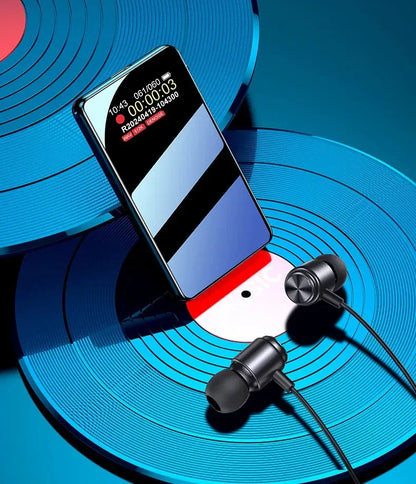 64GB Line-In Acitvated Voice Recorder HD Noise Reduce Support APP Tuning Equipment Phone Call Sound Audio Record 32GB MP3 Player