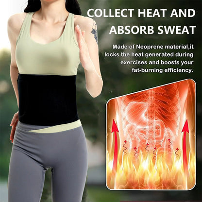 Waist Trainer Slimming Belt Men Gym Fitness Cincher Belly Control Corset Sweat Fat Burning Women Body Shaper Weight Loss