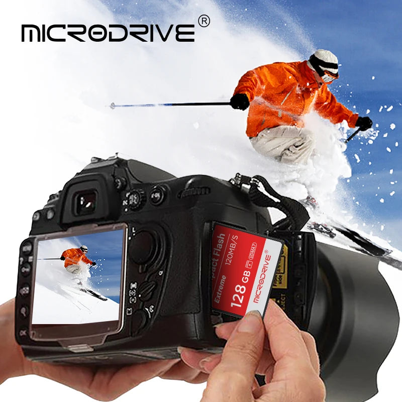 Compact Flash Card 256GB 128GB 32GB 64GB Real Memory Card High Speed 120MB/S CF Card The Best Quality Flash Cards for Camera