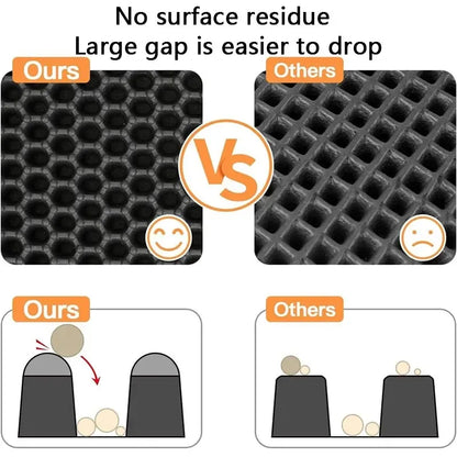Double Layer Cat Litter Mat Heavy Duty Waterproof Cat litter box Washable Bed Mat Clean Pad Products Mat Pet Clean