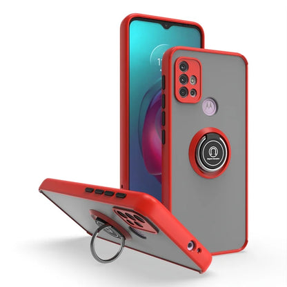 Funda For Motorola G10 G20 G30 Case Shockproof Armor Magnetic Holder Ring Case For Moto G31 G41 G51 G71 Hard PC Matte Back Cover