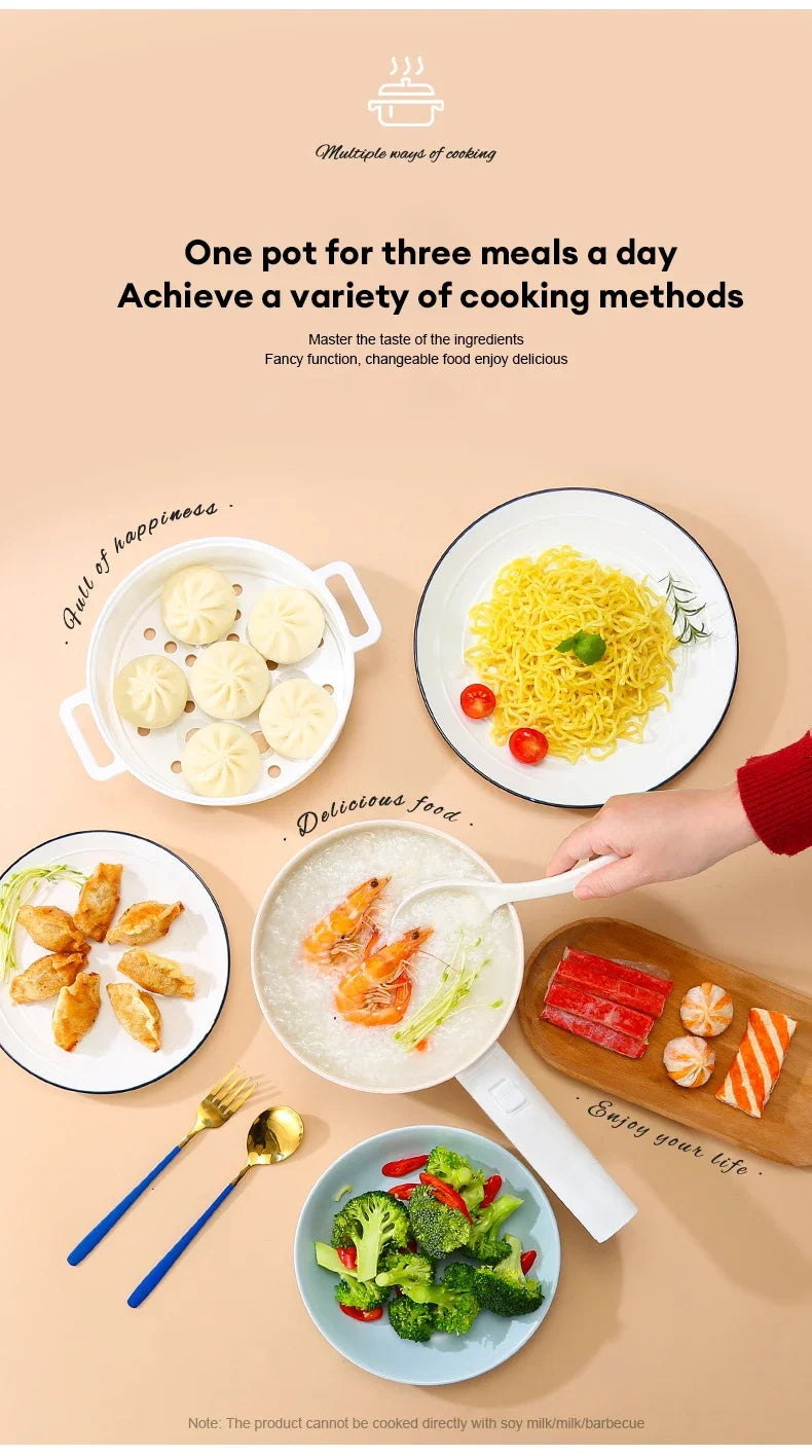 1.6L Rice Cooker Multi Cooker Non-Stick MultiCooker Steamed Rice hot Pot Electric Cookers Single Double Layer kitchen Home 220V