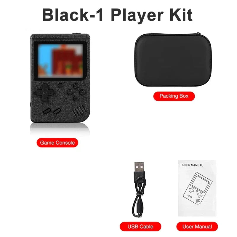 Built-in 400 FC Games with Portable Case 3.0 Inch LCD Screen Video Game Player Kids Boys Gift for Retro Handheld Game Console