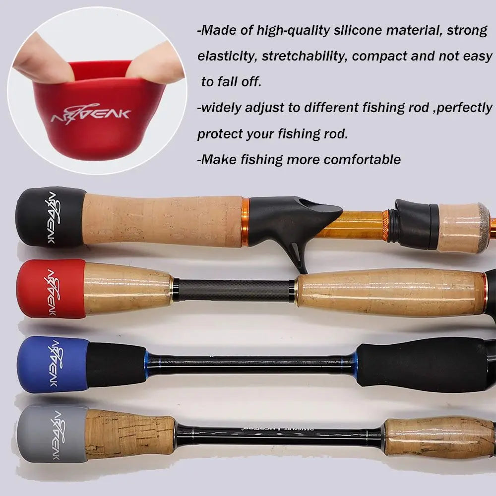 Rod Protective Case Fishing Rod Handle Cover Rod Bottom Protector Fishing Rod Handle Protective Case Fishing Rod Fixed Ring