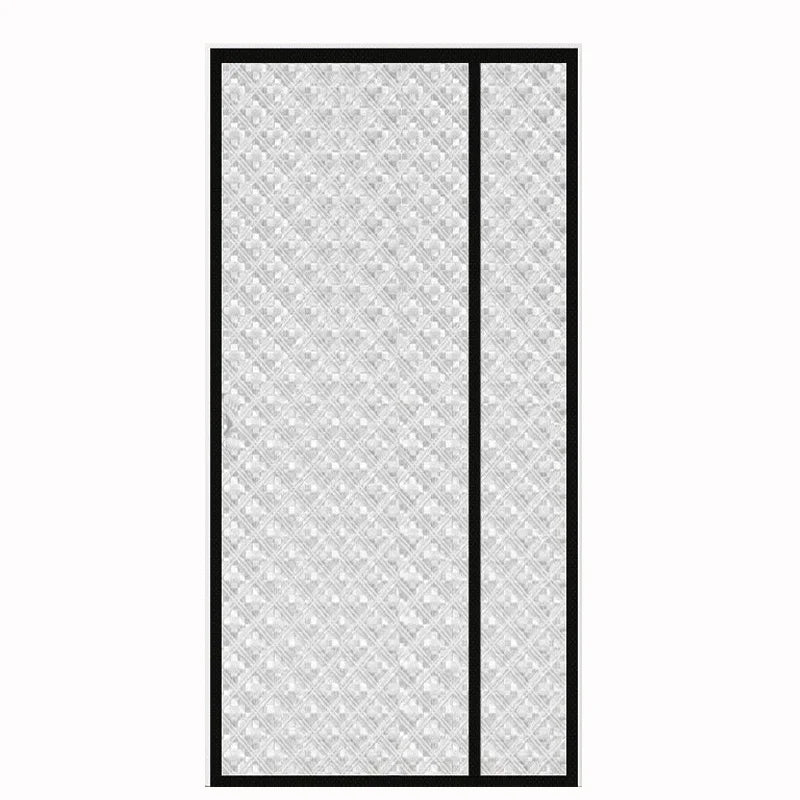 Customizable winter side opening warm cotton door curtain for wind and cold protection, double-layer thick warm blackout curtain